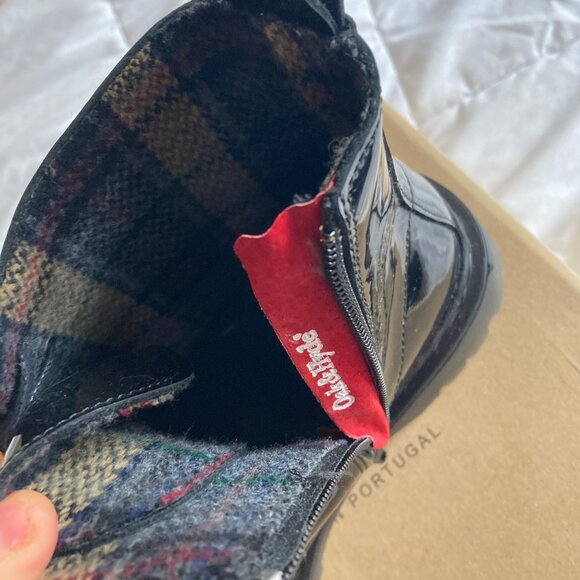 Oak & Hyde Boots | Black Patent Leather Combat Lace-Ups | UK Brand, Size 38 - Picture 4 of 6